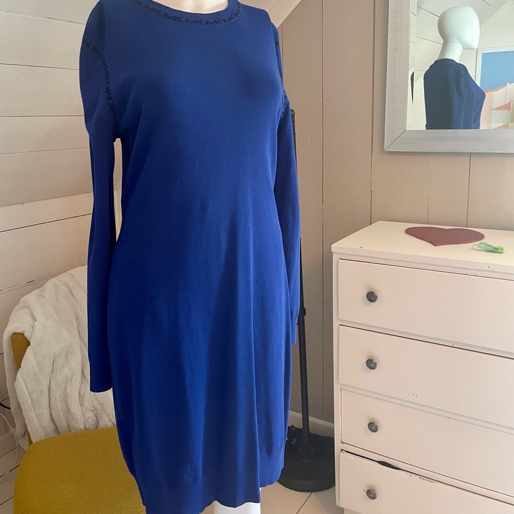 💎LIKE NEW Michael Kors stretch blue dress